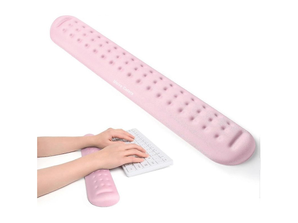 Reposamuñecas Para Teclado Y Ratón Fabricado Con Espuma Viscoelástica Ultrafina, Cojín Ergonómico Para Aliviar El Dolor En La Oficina.