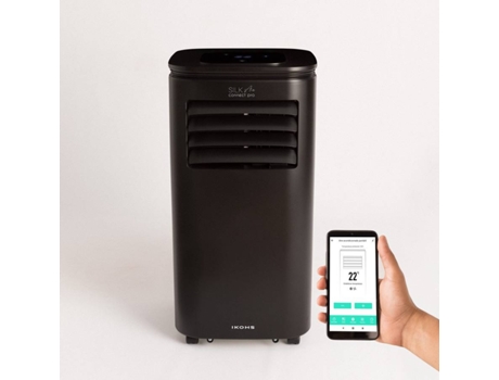 Aire Acondicionado Portátil CREATE Silkair Connect Pro (18 m2- 2255 Frig/h - Negro)