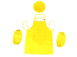 VYLARA Com Alça De Bolso E Ajuste, Avental De Babador Infantil Para Cozinha De Cozinha Pintura De Cozinha, Chapéu De Chef Infantil E Avental Conjunto Leve E