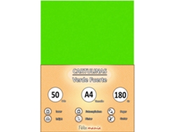 A4 Tarjeta 180Gr Strong Green 50 Hojas