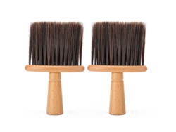 2pcs Cepillo De Pelo Roto Cepillo De Polvo Para Cabello Profesional Para Barbería Salón Cepillo De Cuello