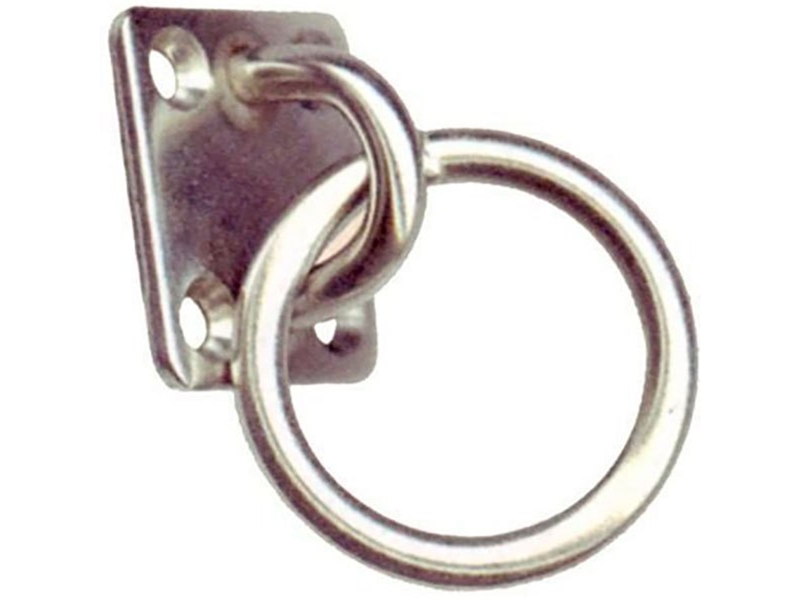 Placa de Olho Quadrado Ring 5 Unidades Prateado 40 X 35 Mmgoldenship