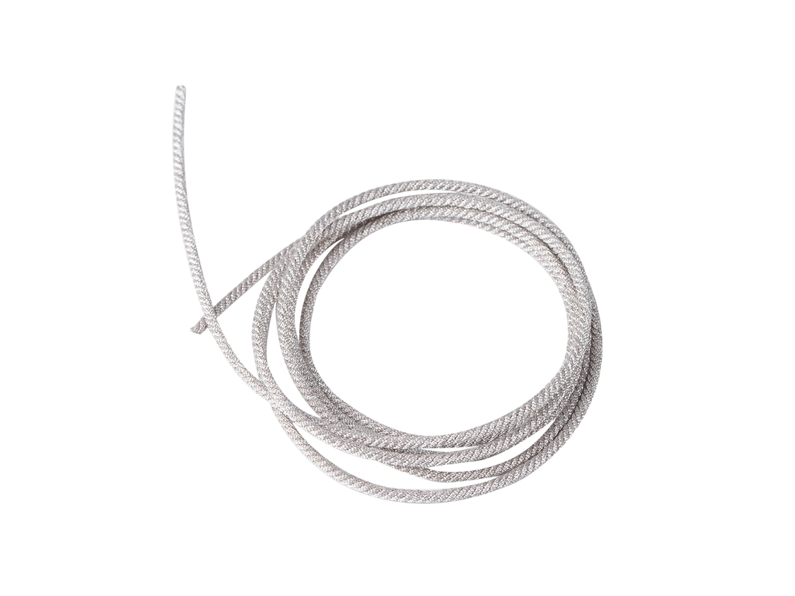 Cable De Reparación Para Altavoces De Plata Trenzada Resistente A Altas Temperaturas, 32 Hebras, 1 M