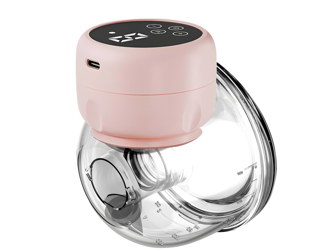 Extractor De Leche Eléctrico Portátil, 4 Modos Y 9 Velocidades, Recargable Por Usb, Con Pantalla Led.