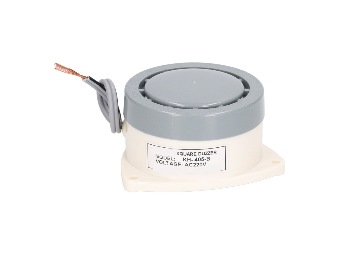 Bocina De Alarma Eléctrica De 60 Db Con Sonido Continuo, Ignífuga, De Policarbonato, Ac200-220 V.