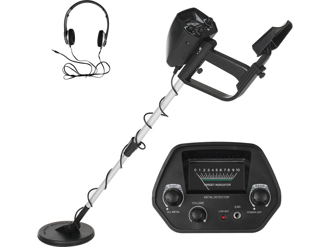 Detector de Metales + Auriculares TRENDPROTON ABS (Negro)