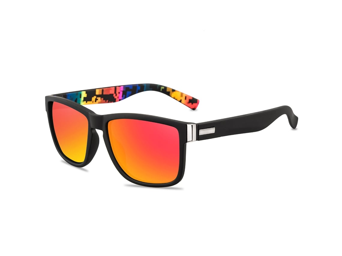 (rojo) Gafas De Sol Polarizadas Uv400, Adecuadas Para Ciclismo Al Aire Libre.