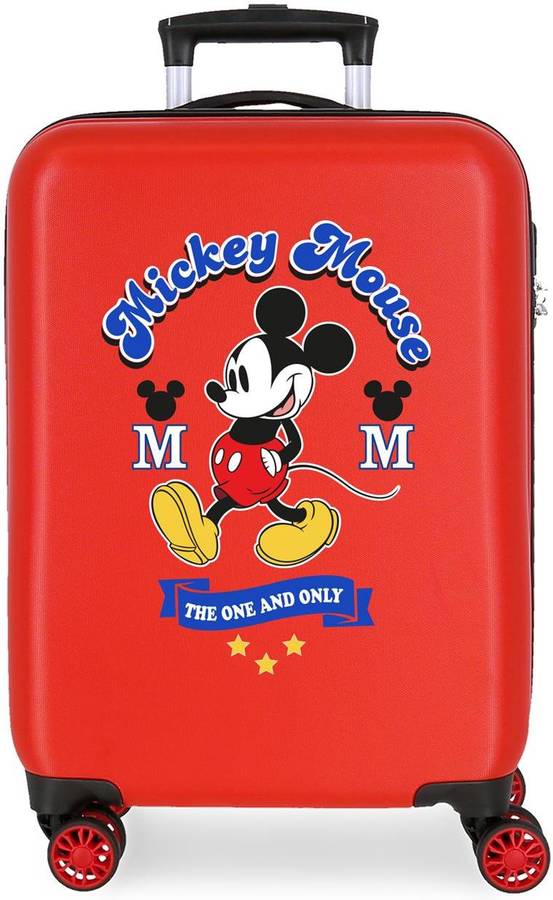 Maleta De Cabina mickey 55cm the one roja con capacidad 34l disney