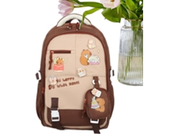Mochila escolar de capibara, bonita mochila infantil para niñas, bolsa ligera para útiles escolares para Vayotoy