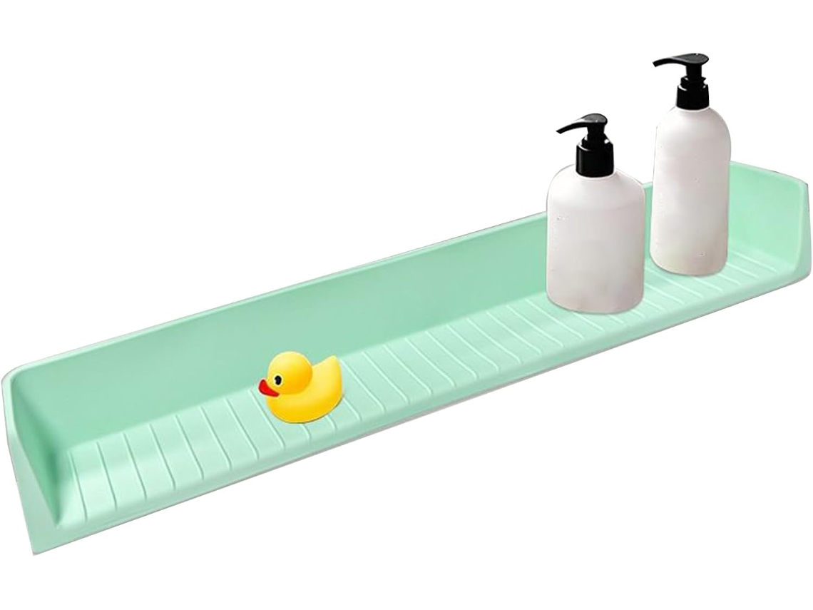 Protector Antisalpicaduras Para Bañera - Barrera Lateral De Silicona | Con Ventosas
