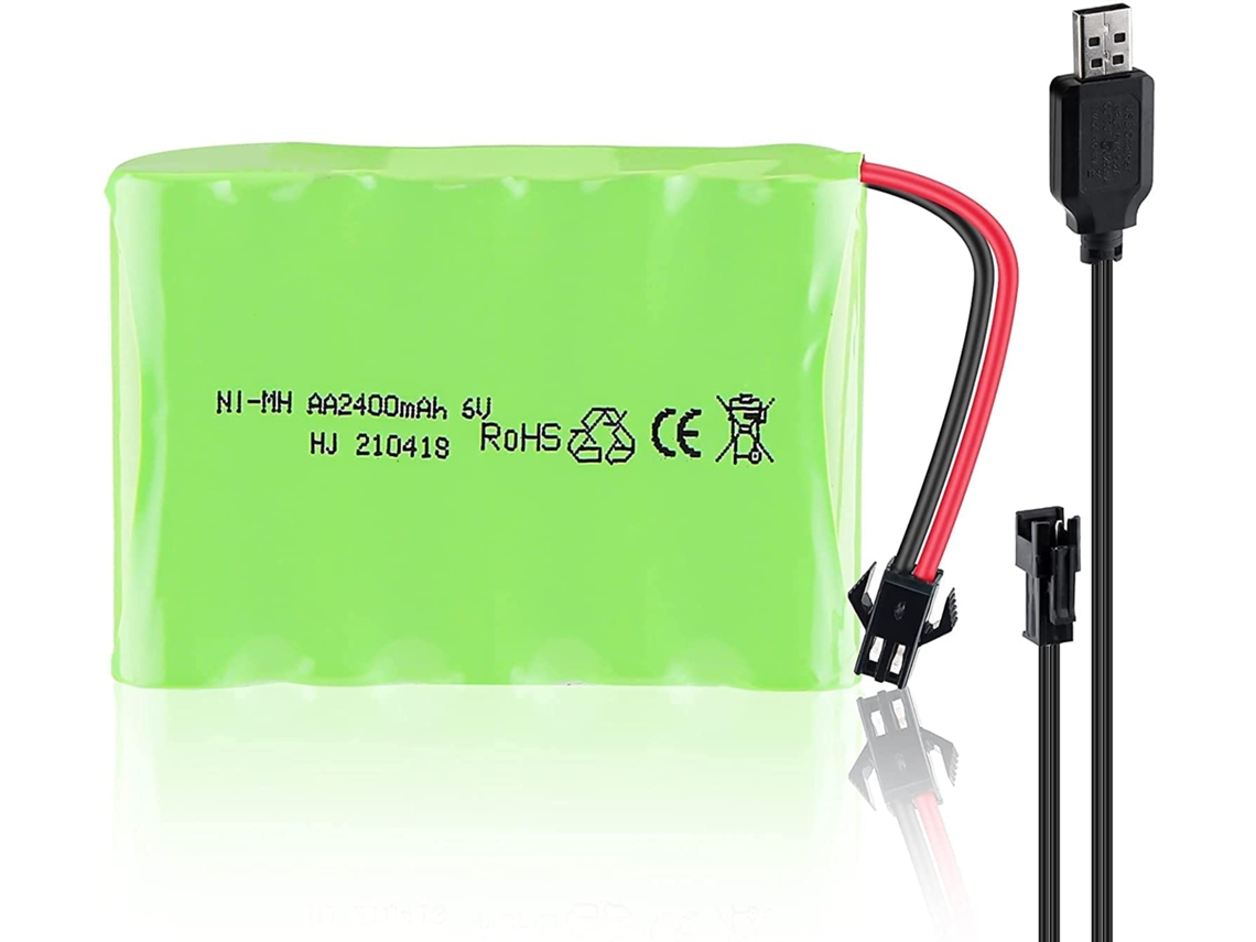 Pieza para Teledirigidos 1 pila recargable 6V Ni-MH 2400 mAh