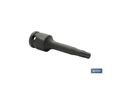 Vaso impacto 1/4 torx macho t-10