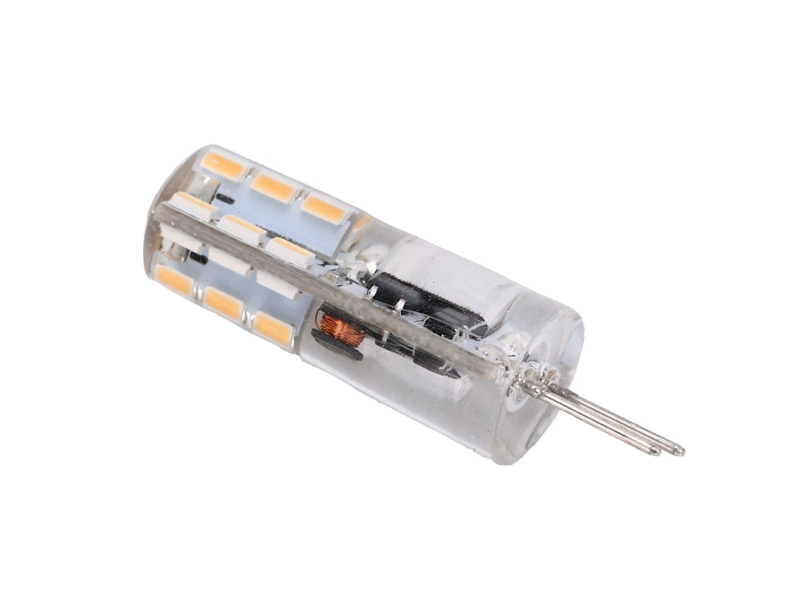2026-bombilla Led G4 24led 2w 200lm Base Bipin No Regulable Para Candelabro Ac Dc 12v Blanco Cálido 2700k-3100k