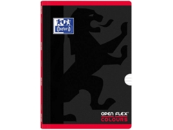 Cuaderno OXFORD 485214 Negro y Rojo (A4 - Pautado - 48 Hojas)