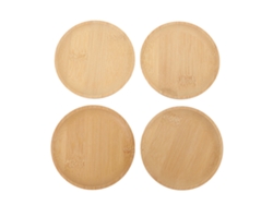 4 Piezas De Servilletas Con Diseño De Charcutería Y Bambú Para Copas De Vino, Ideales Para Fiestas, Bares, Restaurantes Y Reuniones Familiares.