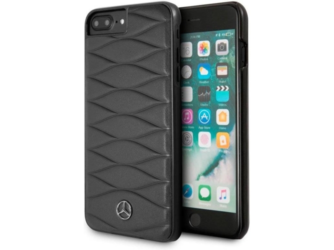 Funda iPhone 6 Plus, 7 Plus, 8 Plus MERCEDES-BENZ Original Negro