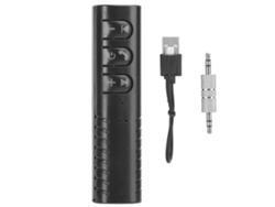 Adaptador Aux 3.5mm Receptor Bluetooth V5.0 Sem Fio Para Alto-falante Plug And Play