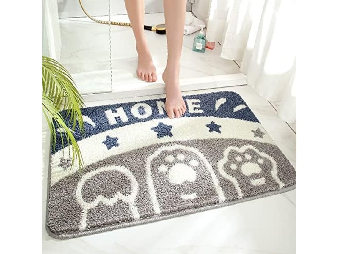 2026-tapete De Baño Absorbente Antideslizante Linjou Lavable A Máquina Espesorado 40x60cm Para Baño Cocina Interior