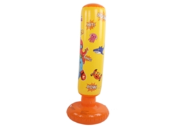 Ats-columna De Boxeo Inflable Para Niños, Saco De Boxeo Para Niños, Accesorio Para Aliviar El Estrés, Color Amarillo