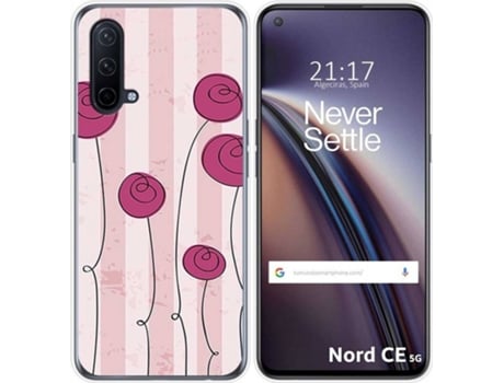 Carcasa OnePlus Nord CE 5G TUMUNDOSMARTPHONE Flores Vintage Multicolor