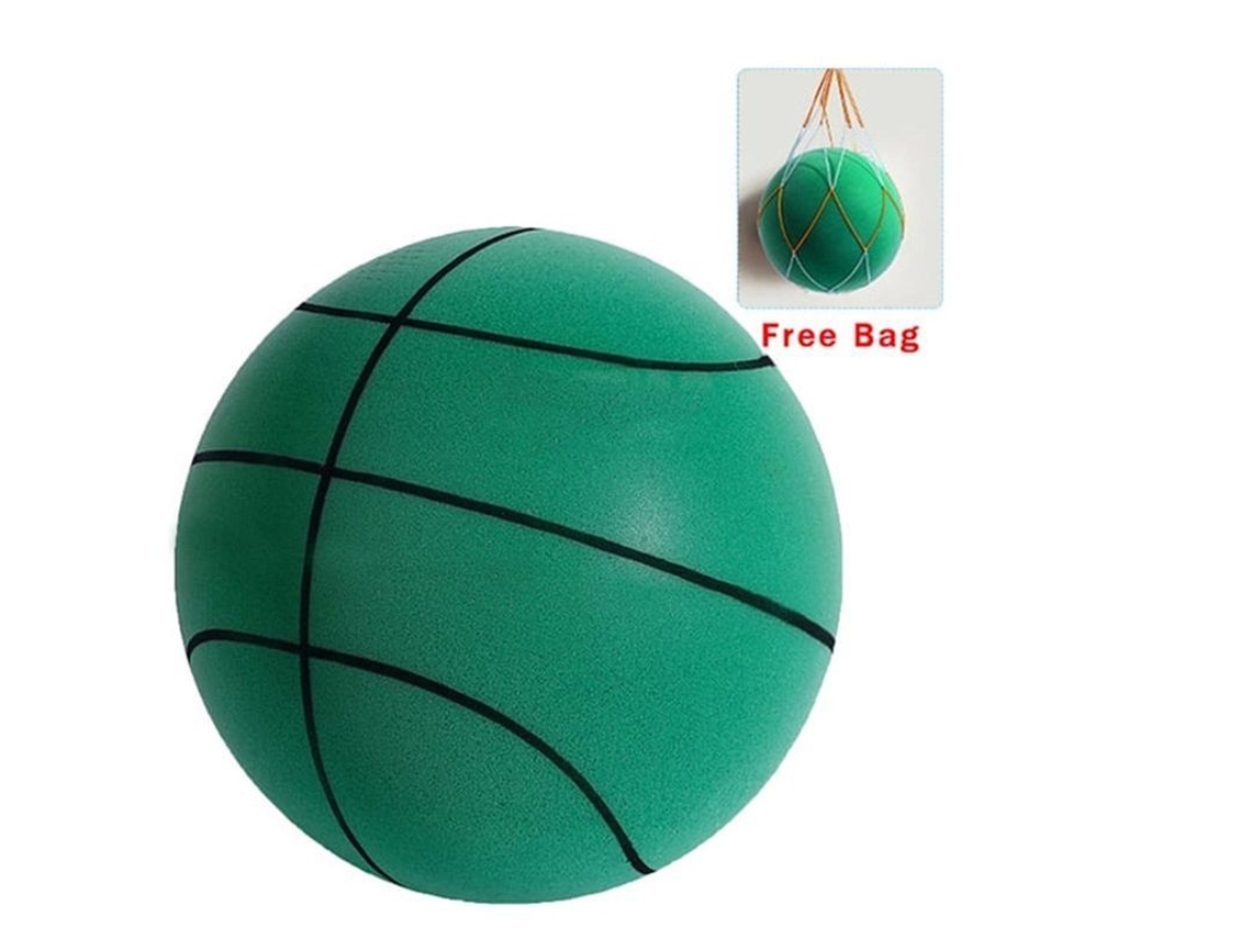 Balón De Baloncesto Silencioso Handleshh Para Entrenamiento En Interiores, Sin Recubrimiento, De Alta Elasticidad.