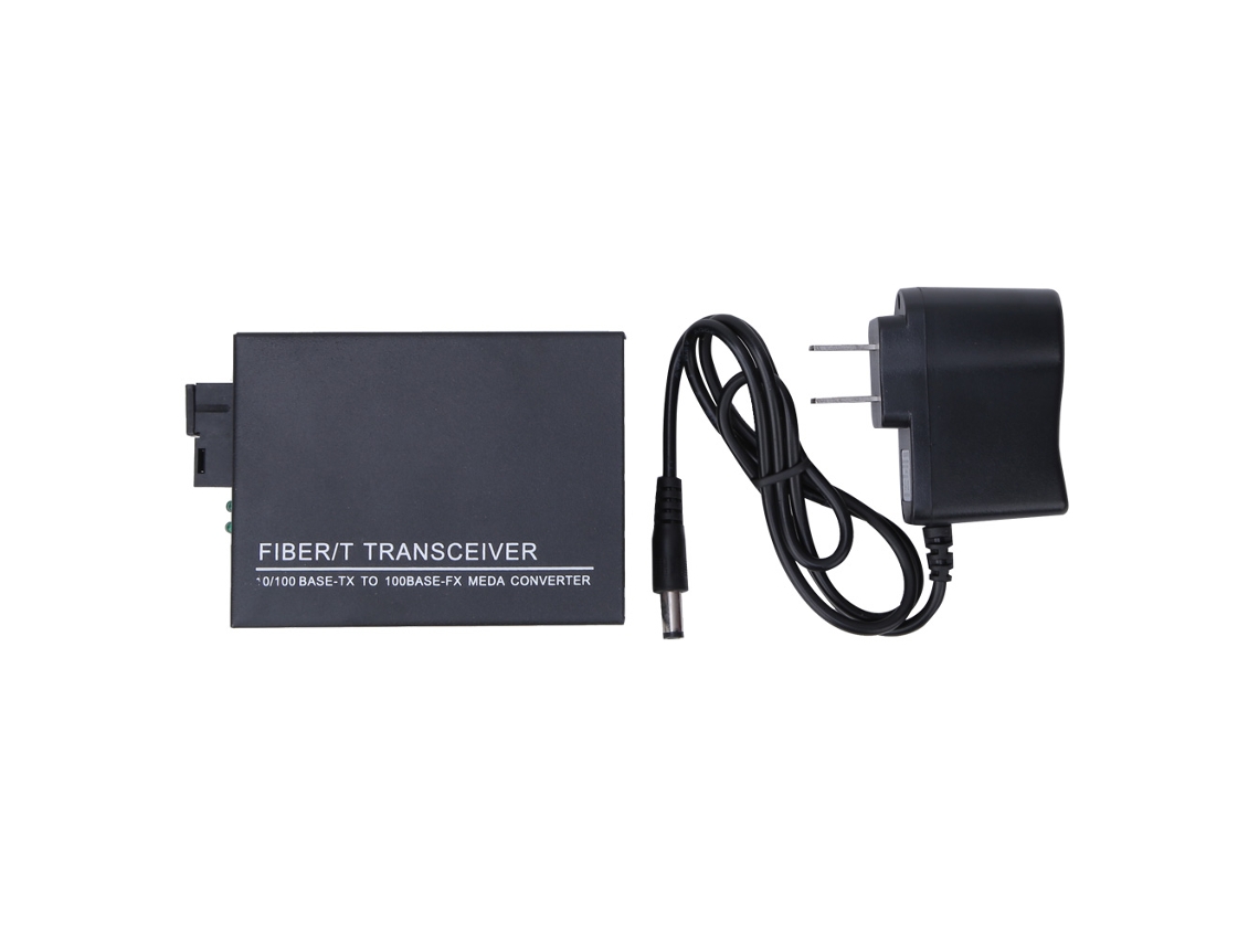 2026velora-conversor De Fibra Transceiver 1 Puerto Sc 4 Puertos Rj45 10/100mbps 100-240vac Red Empresarial