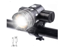 Luz delantera YIZHOOD 2000 lúmenes DES266 (negra)
