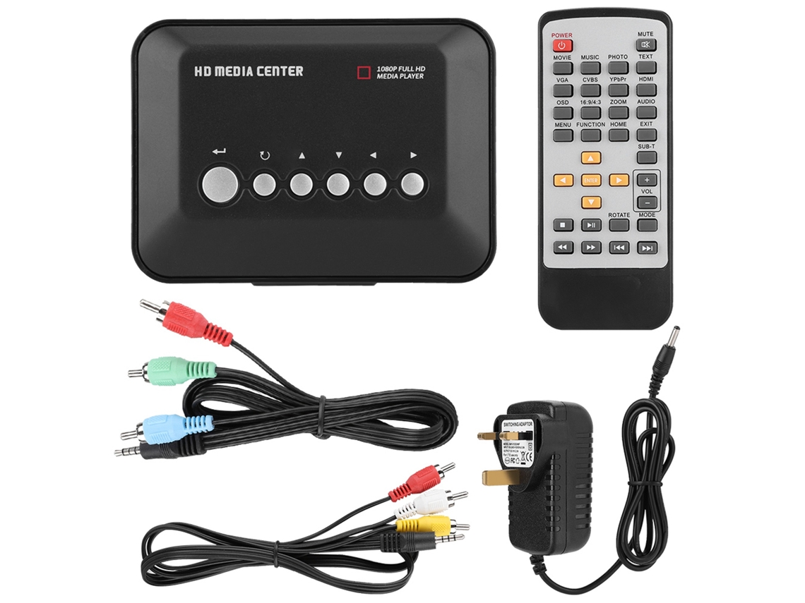 Mini Reproductor Multimedia Hdmi 1080p Con Soporte Para Tarjeta Sd Y Reproducción En Bucle Para Publicidad.