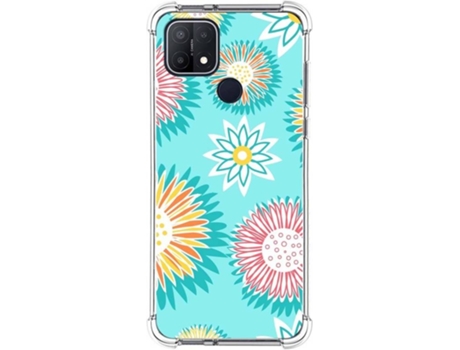 Carcasa Oppo A15 TUMUNDOSMARTPHONE Dibujos Antigolpes Flores 05 Multicolor