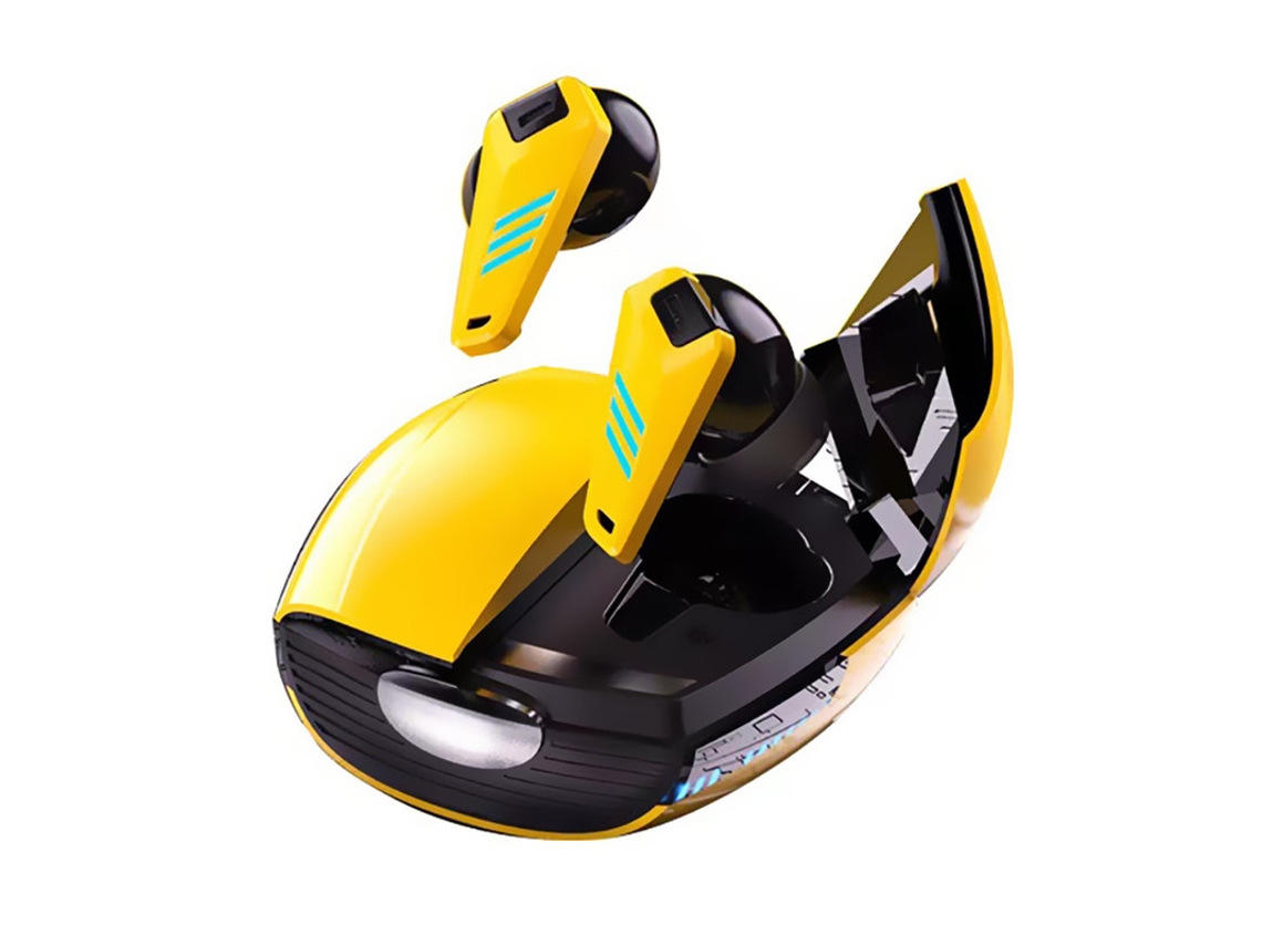 Auriculares Inalámbricos Baja Latencia Yizhood Bluetooth Amarillo