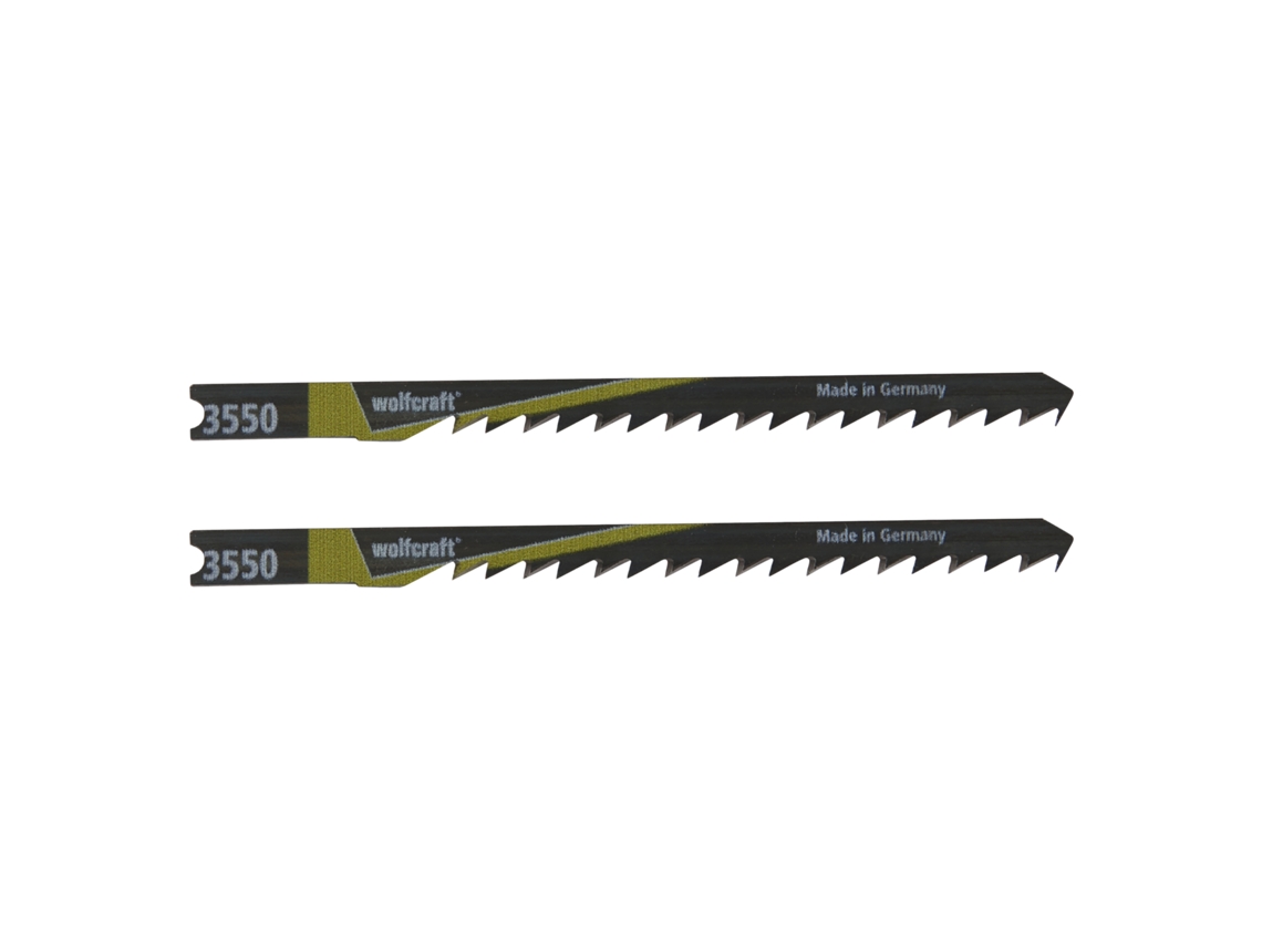 Wolfcraft 3550000 - 2 Hojas De Sierra De Calar Hcs L100 Mm, Vástago En U