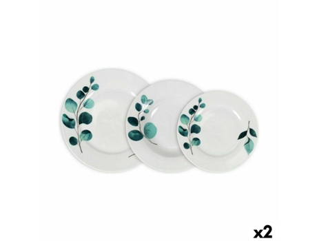Set de Vajilla LA MEDITERRÁNEA Detroit (18 Piezas - Redonda)