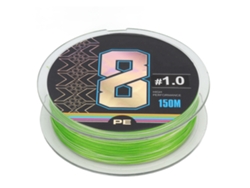 Hilo De Pesca De Pe, 8 Hebras Trenzadas, 150 M, Resistente Al Desgaste, Accesorios De Pesca Para Exteriores, 1.0