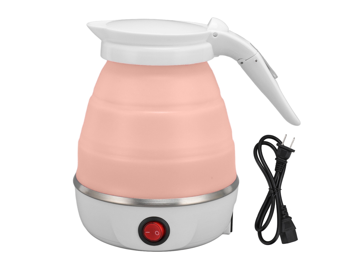 Hervidor Eléctrico Plegable De 400 W Y 600 Ml, Hervidor De Viaje Portátil Con Apagado Automático.