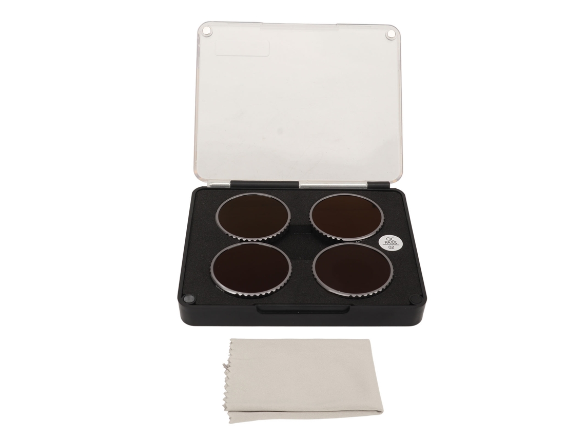 Kit De Filtros Nd Para Câmera Osmo Action 4 - Nd8 Nd16 Nd32 Nd64 Com Vidro Óptico E Armazenamento