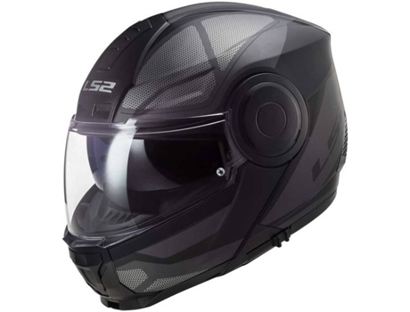 Casco Modular LS2 FF902 Scope Axis Black Titanium (Talla: XS)