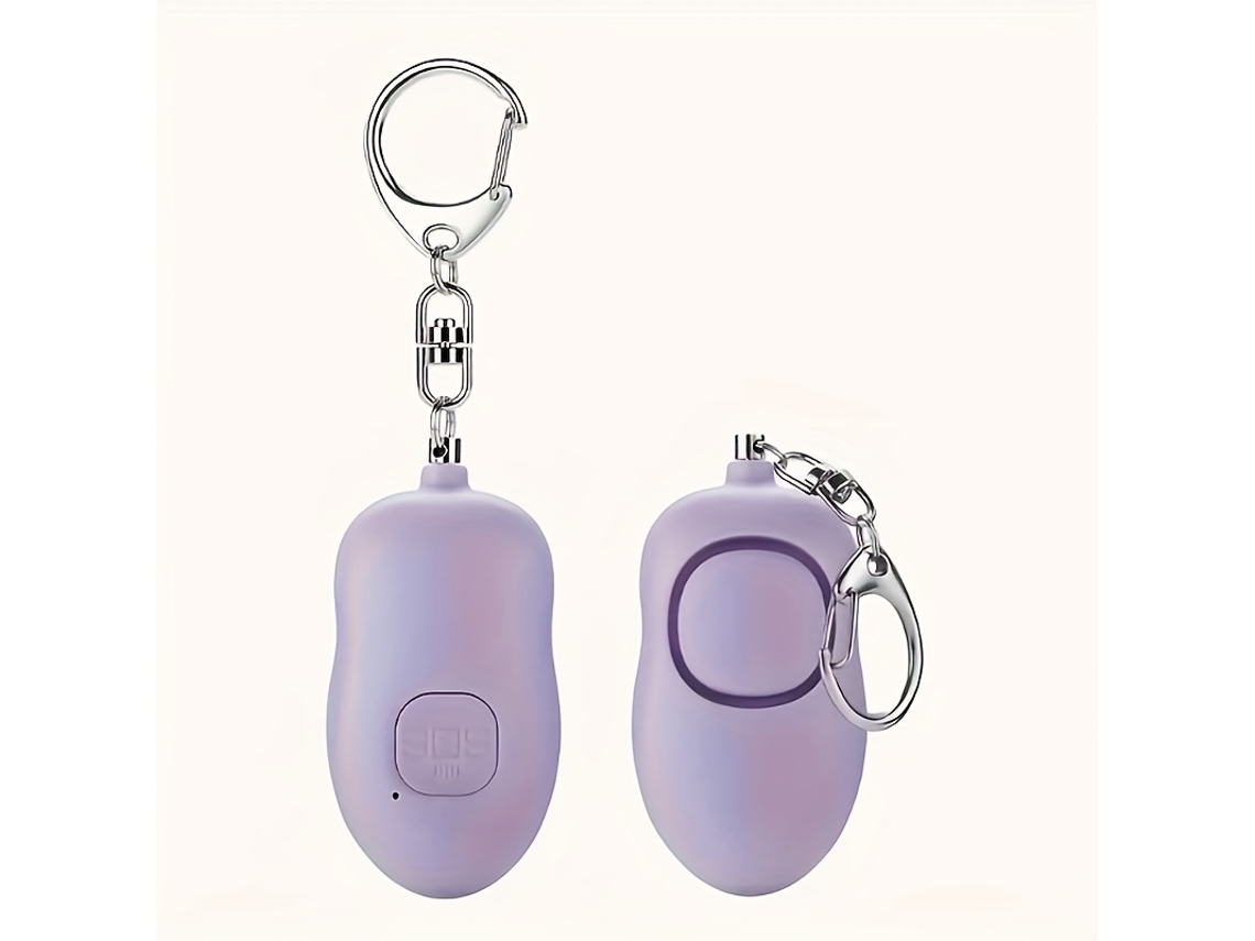 Alarma Personal Usb Recargable De 130 Db | Alarma Llavero Con Luz Led (apta Para Mujeres Y Personas Mayores), Carga Usb, Resistente, Multi