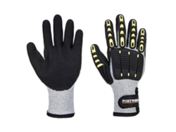 Guante Térmico, Anti-corte Y Anti-golpes Para Máxima Protección Gris Negro / Xxxl