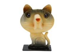 Soporte para gafas con forma de gato de dibujos animados para escritorio/oficina