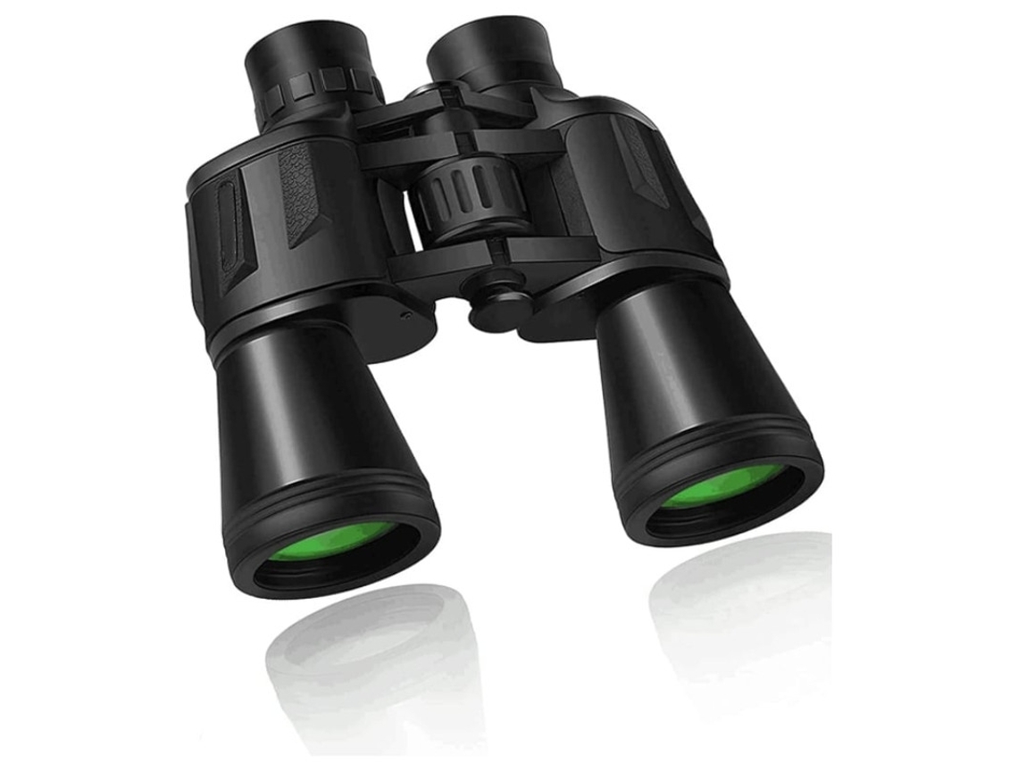 Prismáticos profesionales HD impermeables 20x50 para adultos, para observación de aves, viajes y caza. Lente BAK4 con prisma FMC, color negro. Gusshious