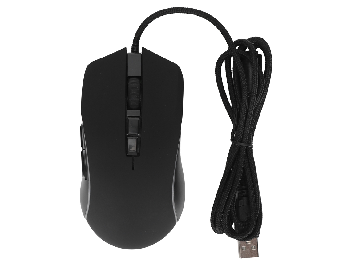 Ratón Gaming Con Cable, Altura Ajustable, 7200 Dpi, Diseño Ergonómico E Iluminación Rgb Para Ordenadores De Sobremesa Y Portátiles.