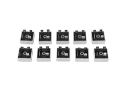 Veloriskku-10 Peças Puente Rectificador De Silício Kbpc3510 35a 1000v Caja De Metal Componentes Electrónicos