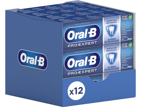 Pasta de Dientes ORAL B Pro-Expert Protección Profesional (12 x 75 ml)