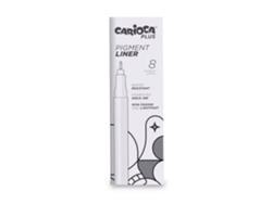 Rotulador Fino CARIOCA Plus Brush Negro 45258