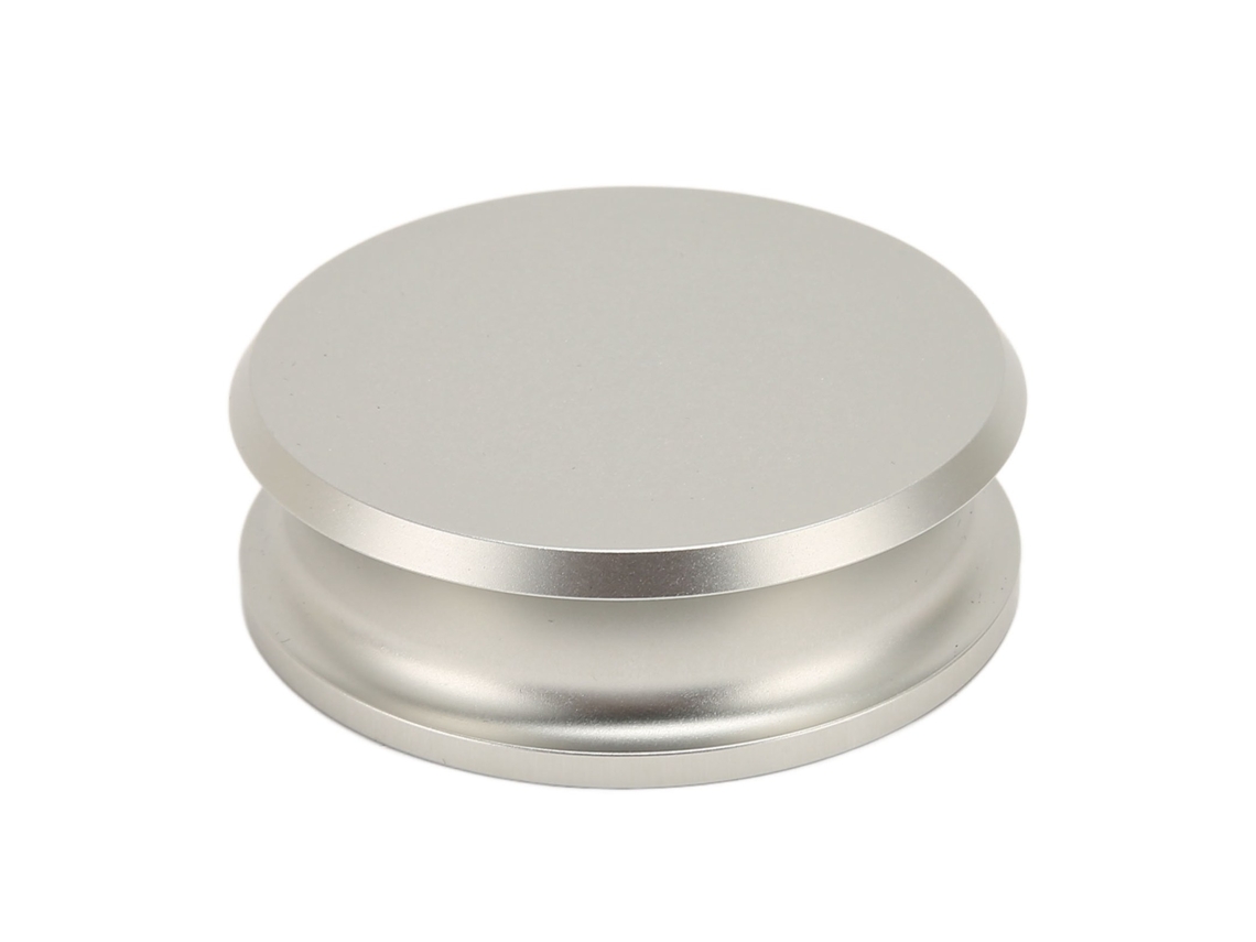 Estabilizador De Disco Profesional Para Tocadiscos Hi-fi, Aleación De Aluminio, Peso 253 G, Abrazaderas Plateadas.