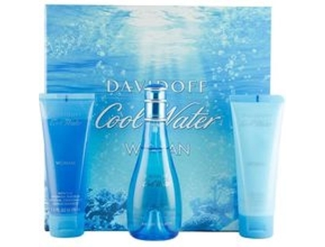 DAVIDOFF - Cool Water Woman Great Gift Set EDT 100 ml body lotion 75 ml Cool Water and Cool Water Shower Gel 75 ml 100ml
