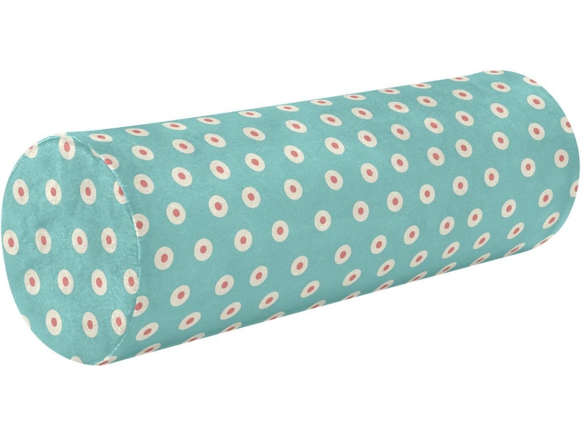 Almohada Cervical Redonda Frodotgv Espuma Viscoelástica Soporte, Soporte Fácil Fácilmente Frío