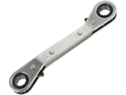 Llave de carraca de doble mordaza con extremo reversible para reparaciones mecánicas (1 pieza)
