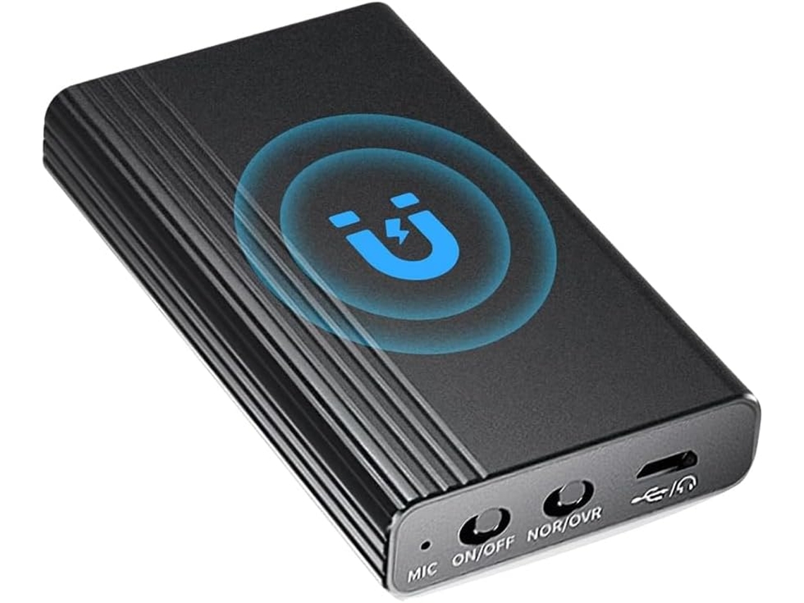 Grabadora De Voz Digital De 128 Gb, Controlada Por Voz, 440 Horas Para Les
