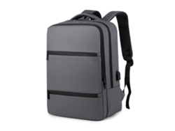 Mochila de viaje impermeable y muy resistente con conexión USB. Acolchada y ventilada.